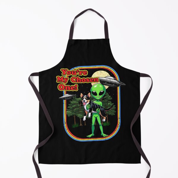 Item preview, Funny Black Brindle Corgi Dog Alien Chosen One UFO Mom Dad Kids designed and sold by rafaeltto.