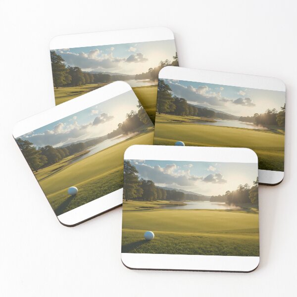Item preview, Sport Picturesque Golf Courses Depicted Serene Natural Settings designed and sold by ART ATTACK ZONE.