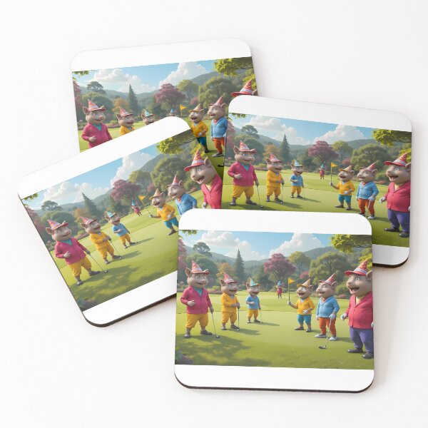 Item preview, Animals Picturesque Golf Courses Depicted Serene Natural Settings designed and sold by ART ATTACK ZONE.