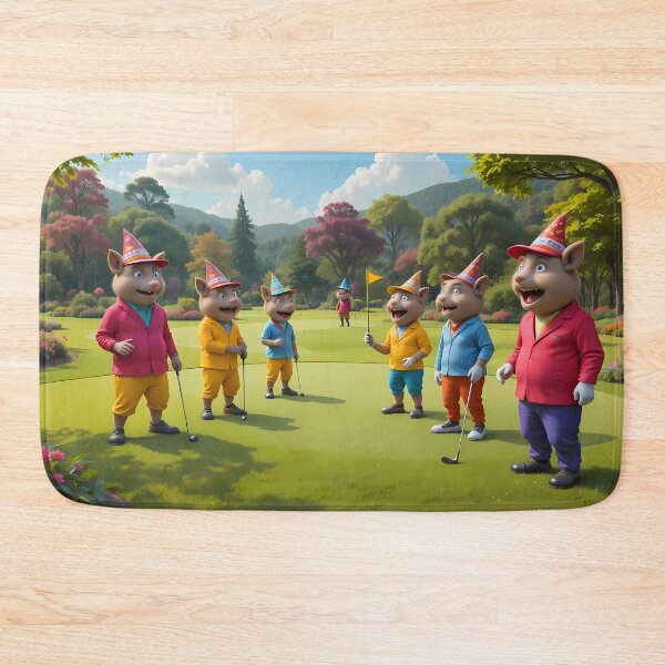 Item preview, Animals Picturesque Golf Courses Depicted Serene Natural Settings designed and sold by ART ATTACK ZONE.