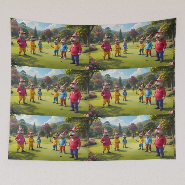 Item preview, Animals Picturesque Golf Courses Depicted Serene Natural Settings designed and sold by ART ATTACK ZONE.