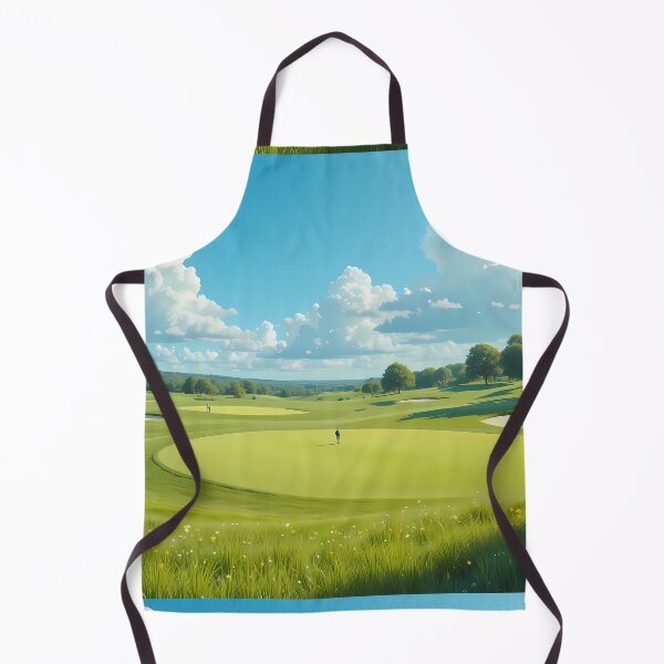 Item preview, Morning Picturesque Golf Courses Depicted Serene Natural Settings designed and sold by ART ATTACK ZONE.