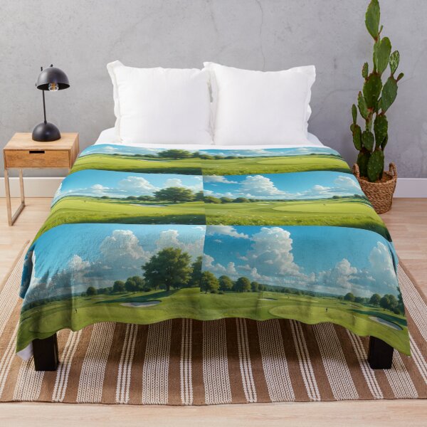 Item preview, Morning Picturesque Golf Courses Depicted Serene Natural Settings designed and sold by ART ATTACK ZONE.