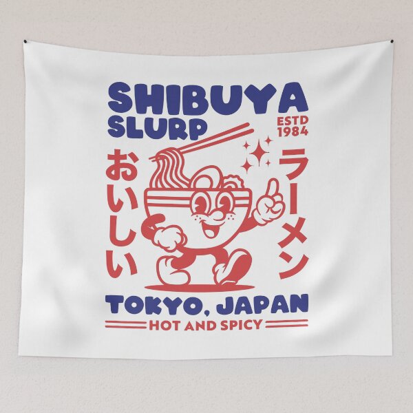 Item preview, Retro Mascot Tokyo Ramen Noodles designed and sold by petestyles.