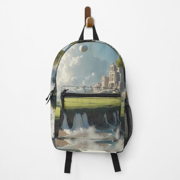 Item preview, Surreal Picturesque Golf Courses Depicted Serene Natural Settings designed and sold by ART ATTACK ZONE.