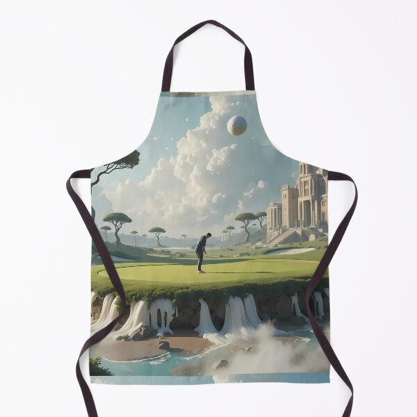 Item preview, Surreal Picturesque Golf Courses Depicted Serene Natural Settings designed and sold by ART ATTACK ZONE.