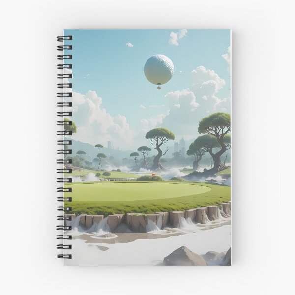 Item preview, Surrealistic Golf Courses Depicted Serene Natural Settings designed and sold by ART ATTACK ZONE.