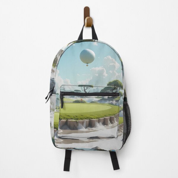 Item preview, Surrealistic Golf Courses Depicted Serene Natural Settings designed and sold by ART ATTACK ZONE.