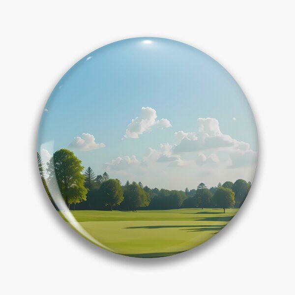 Item preview, Woods Picturesque Golf Courses Depicted Serene Natural Settings designed and sold by ART ATTACK ZONE.