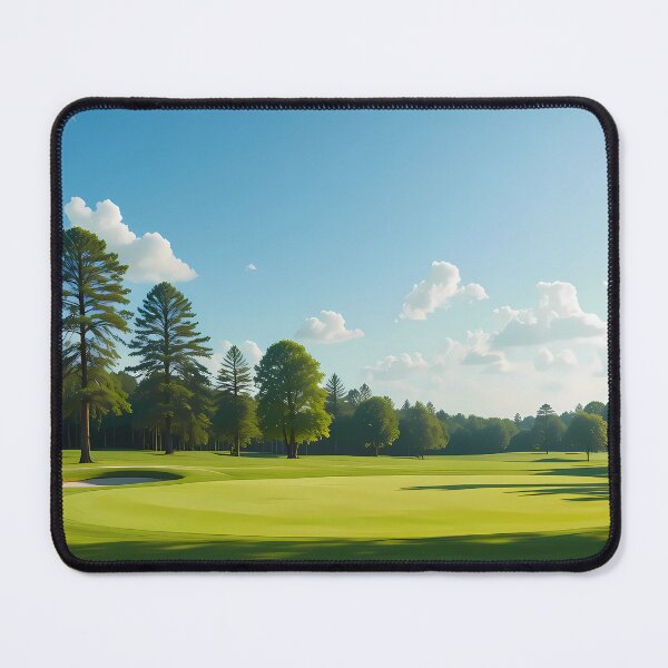 Item preview, Woods Picturesque Golf Courses Depicted Serene Natural Settings designed and sold by ART ATTACK ZONE.