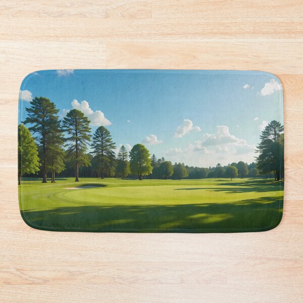 Item preview, Woods Picturesque Golf Courses Depicted Serene Natural Settings designed and sold by ART ATTACK ZONE.