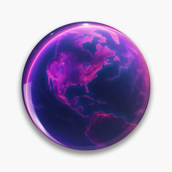 Item preview, Neon Earth – The Glowing Heart of the Solar System designed and sold by JWsNeonHorizons.