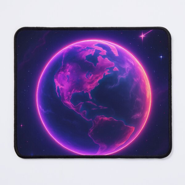 Item preview, Neon Earth – The Glowing Heart of the Solar System designed and sold by JWsNeonHorizons.