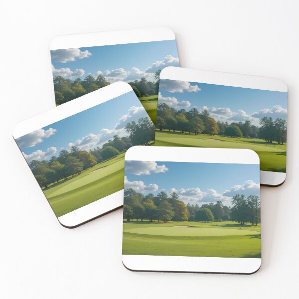 Item preview, Nice Picturesque Golf Courses Depicted Serene Natural Settings designed and sold by ART ATTACK ZONE.
