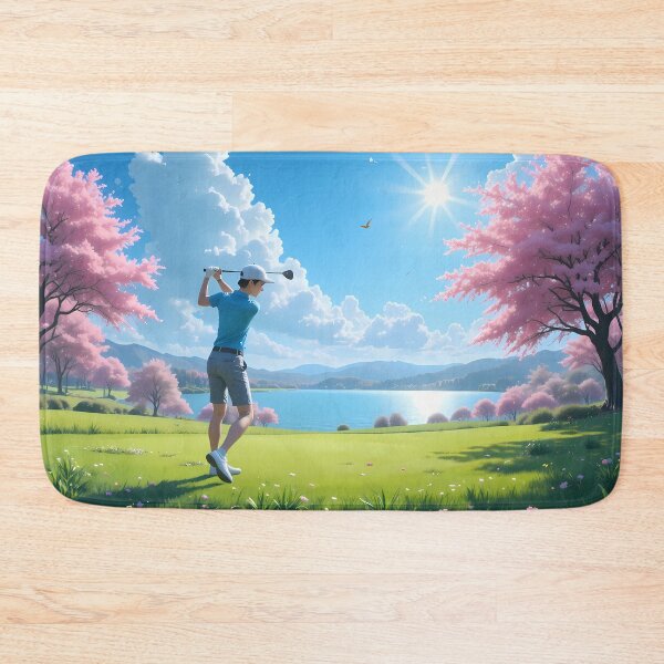 Item preview, Cool Picturesque Golf Courses Depicted Serene Natural Settings designed and sold by ART ATTACK ZONE.