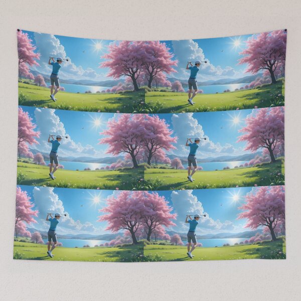 Item preview, Cool Picturesque Golf Courses Depicted Serene Natural Settings designed and sold by ART ATTACK ZONE.