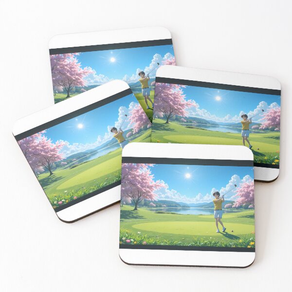 Item preview, Chill Picturesque Golf Courses Depicted Serene Natural Settings designed and sold by ART ATTACK ZONE.