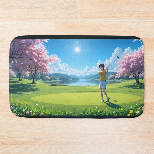 Item preview, Chill Picturesque Golf Courses Depicted Serene Natural Settings designed and sold by ART ATTACK ZONE.