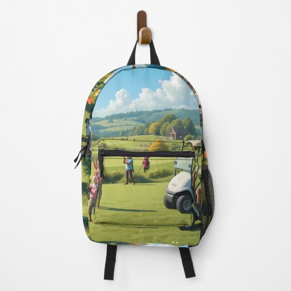 Item preview, GoodMornig Picturesque Golf Courses Depicted Serene Natural Settings designed and sold by ART ATTACK ZONE.