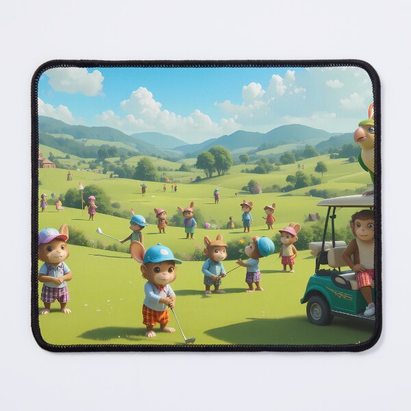 Item preview, Food Picturesque Golf Courses Depicted Serene Natural Settings designed and sold by ART ATTACK ZONE.