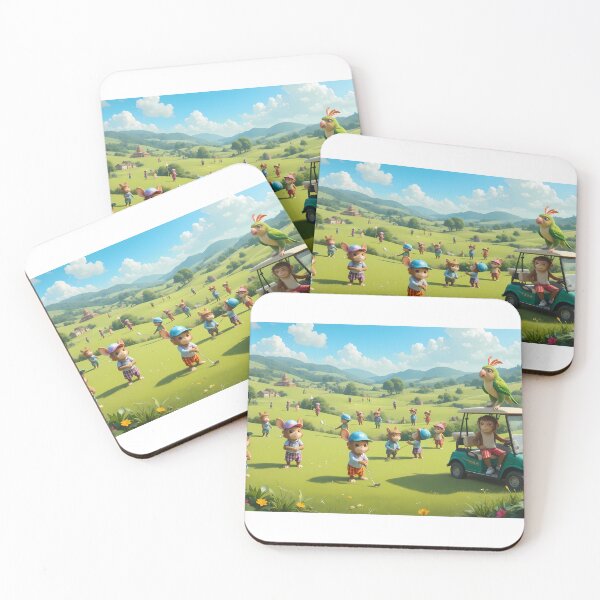 Item preview, Food Picturesque Golf Courses Depicted Serene Natural Settings designed and sold by ART ATTACK ZONE.