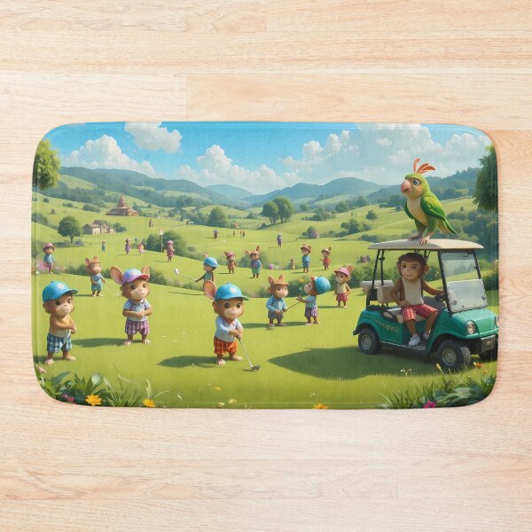 Item preview, Food Picturesque Golf Courses Depicted Serene Natural Settings designed and sold by ART ATTACK ZONE.