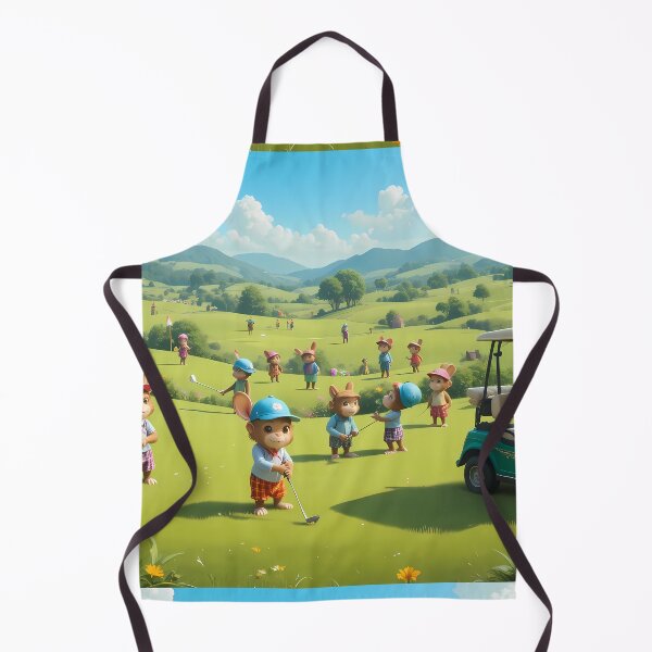 Item preview, Food Picturesque Golf Courses Depicted Serene Natural Settings designed and sold by ART ATTACK ZONE.