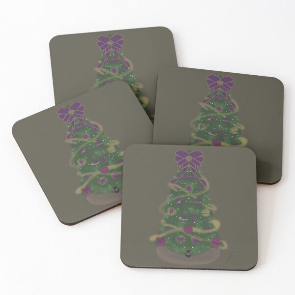 Item preview, Purple & Gold Christmas Tree designed and sold by Felicia's Art shop.