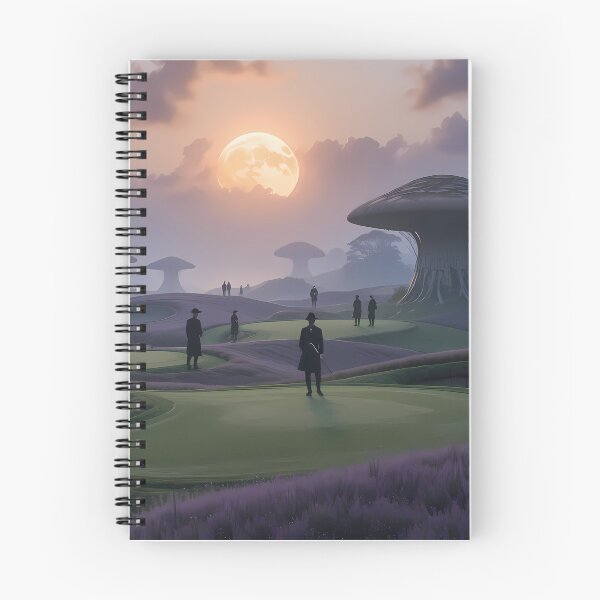 Item preview, Art Picturesque Golf Courses Depicted Serene Natural Settings designed and sold by ART ATTACK ZONE.