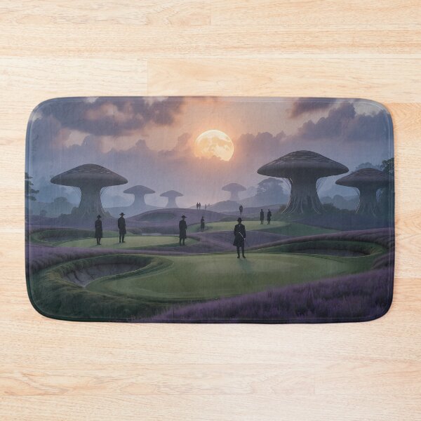 Item preview, Art Picturesque Golf Courses Depicted Serene Natural Settings designed and sold by ART ATTACK ZONE.