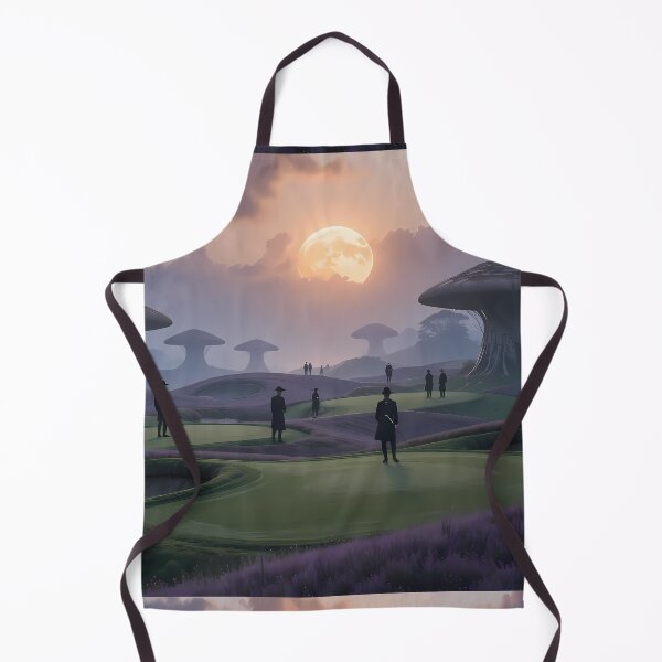 Item preview, Art Picturesque Golf Courses Depicted Serene Natural Settings designed and sold by ART ATTACK ZONE.