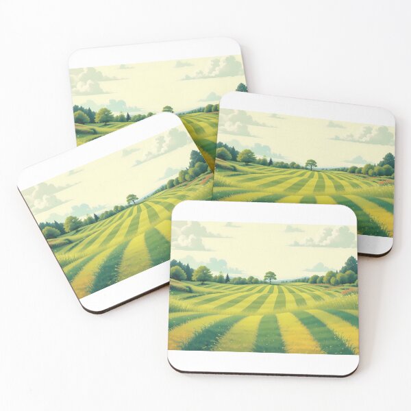Item preview, Colors Picturesque Golf Courses Depicted Serene Natural Settings designed and sold by ART ATTACK ZONE.