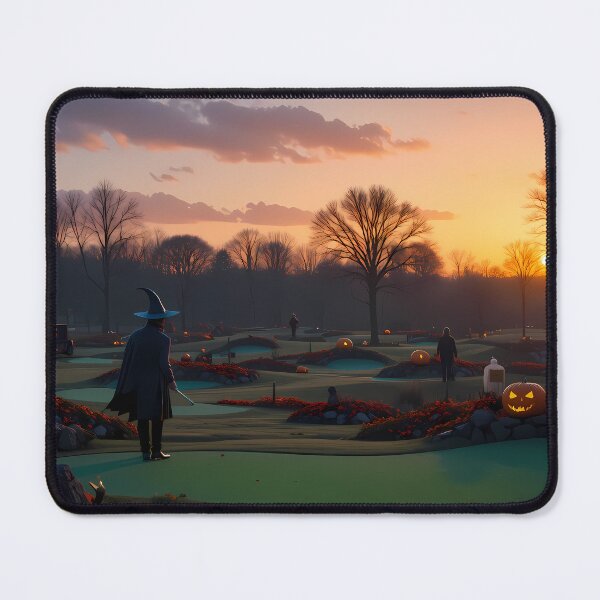 Item preview, Sun Halloween Golf Courses Depicted Serene Natural Settings designed and sold by ART ATTACK ZONE.