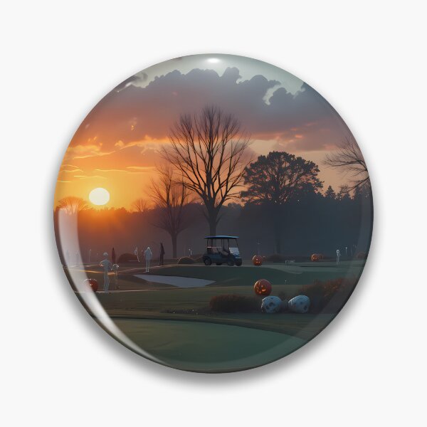 Item preview, Sunshine Picturesque Golf Courses Depicted Serene Natural Settings designed and sold by ART ATTACK ZONE.