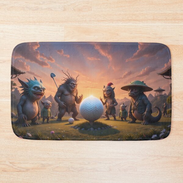 Item preview, Lines Picturesque Golf Courses Depicted Serene Natural Settings designed and sold by ART ATTACK ZONE.