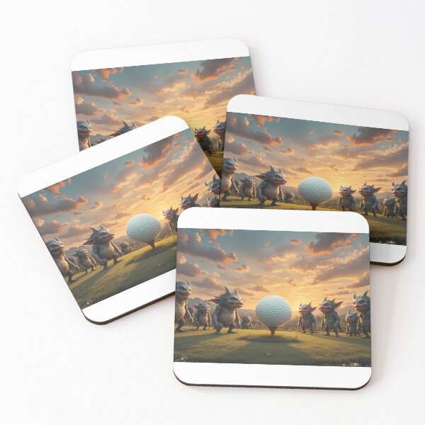 Item preview, Circles Picturesque Golf Courses Depicted Serene Natural Settings designed and sold by ART ATTACK ZONE.