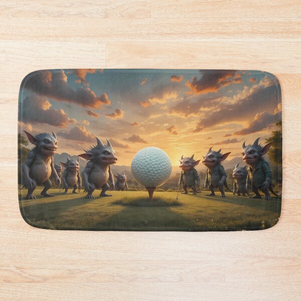 Item preview, Circles Picturesque Golf Courses Depicted Serene Natural Settings designed and sold by ART ATTACK ZONE.