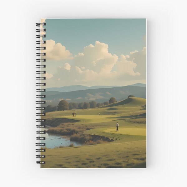 Item preview, Geo Picturesque Golf Courses Depicted Serene Natural Settings designed and sold by ART ATTACK ZONE.