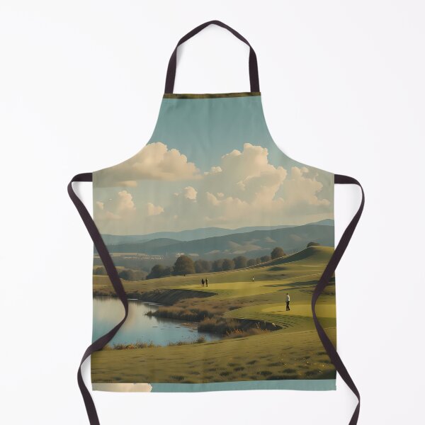 Item preview, Geo Picturesque Golf Courses Depicted Serene Natural Settings designed and sold by ART ATTACK ZONE.
