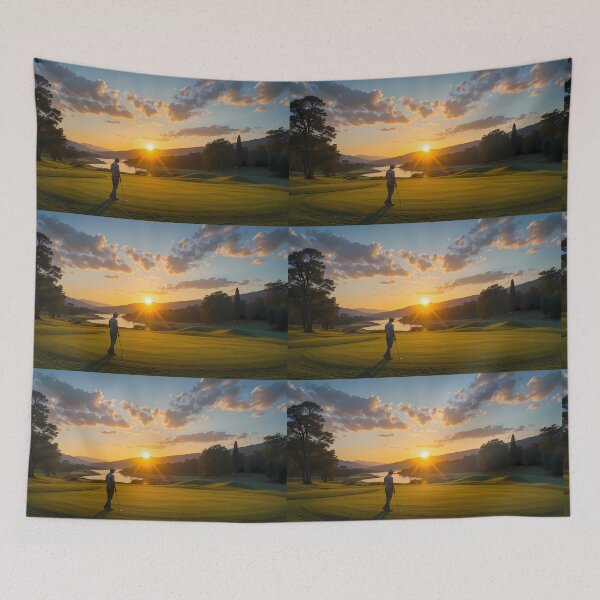 Item preview, Play Picturesque Golf Courses Depicted Serene Natural Settings designed and sold by ART ATTACK ZONE.