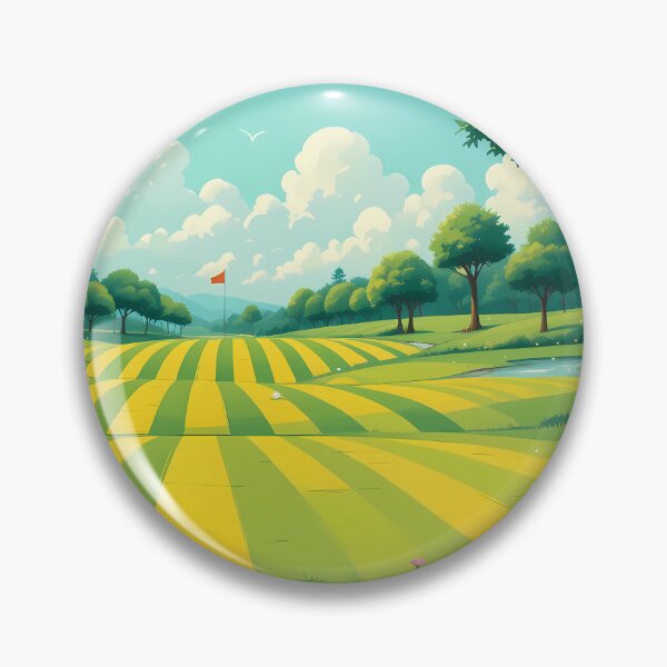 Item preview, Granprix Picturesque Golf Courses Depicted Serene Natural Settings designed and sold by ART ATTACK ZONE.