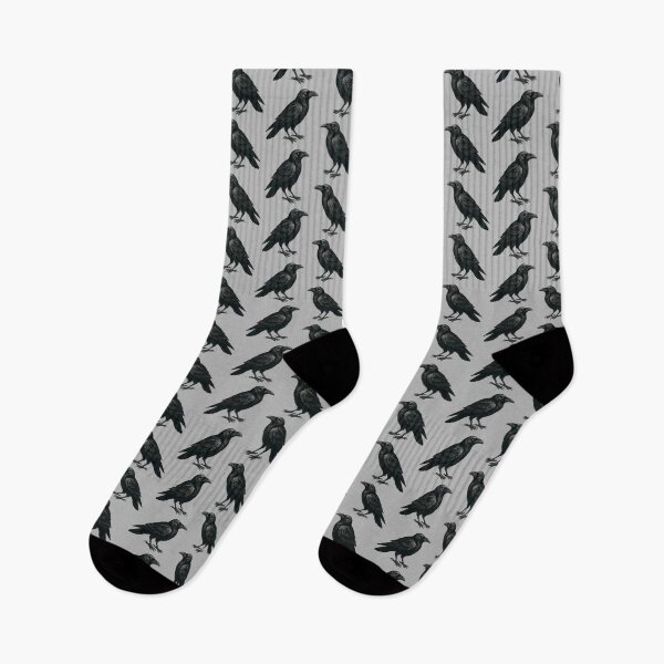 Item preview, Cuervos en gris designed and sold by BeJolley.