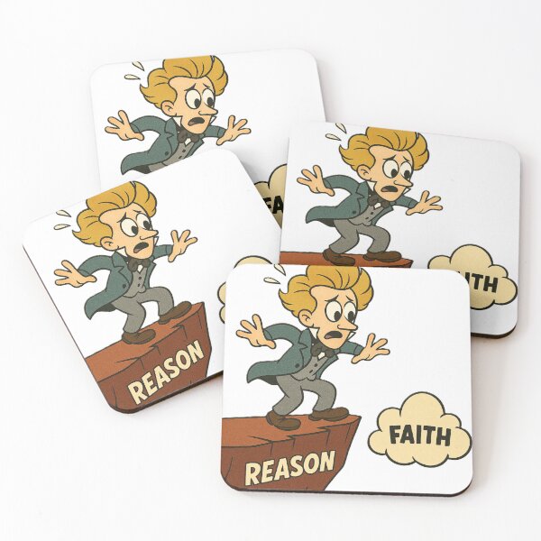 Item preview, Soren Kierkegaard – The Leap of Faith designed and sold by philosopherBob.