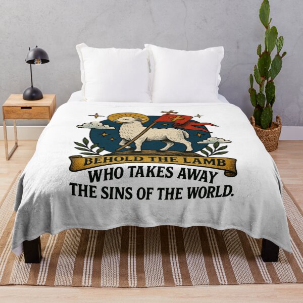Item preview, Lamb of God – Sacred Sacrifice Symbolic Christian Design designed and sold by BC Tradesmen.