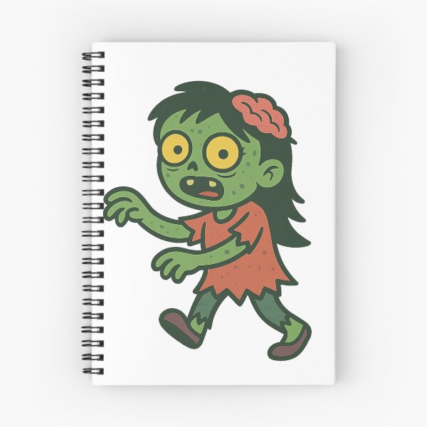 Item preview, Cartoon Girl Zombie Illustration Halloween Design designed and sold by ldjcustomdesign.