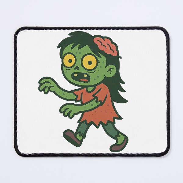 Item preview, Cartoon Girl Zombie Illustration Halloween Design designed and sold by ldjcustomdesign.