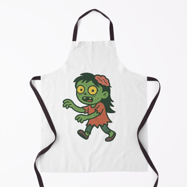 Item preview, Cartoon Girl Zombie Illustration Halloween Design designed and sold by ldjcustomdesign.