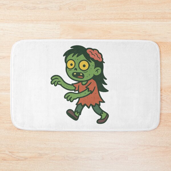 Item preview, Cartoon Girl Zombie Illustration Halloween Design designed and sold by ldjcustomdesign.