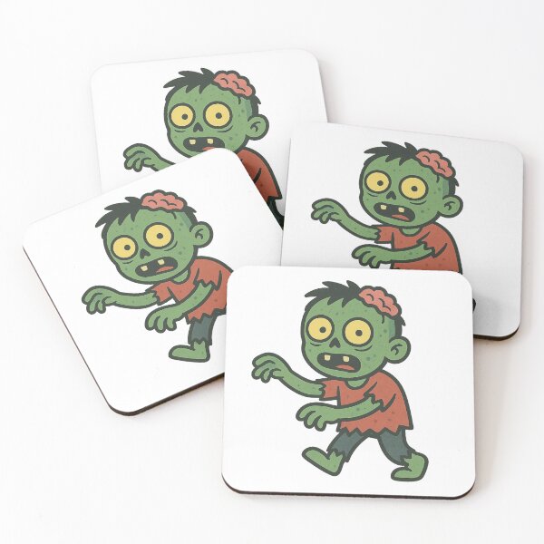 Artikelvorschau, Cartoon Zombie Kindershirt – Lustiges wandelndes Untotes Halloween Design entworfen und verkauft von ldjcustomdesign.
