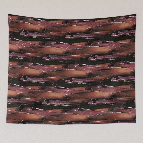 Item preview, Schooling Fish Painterly Rustic Abstract designed and sold by Artistestella.